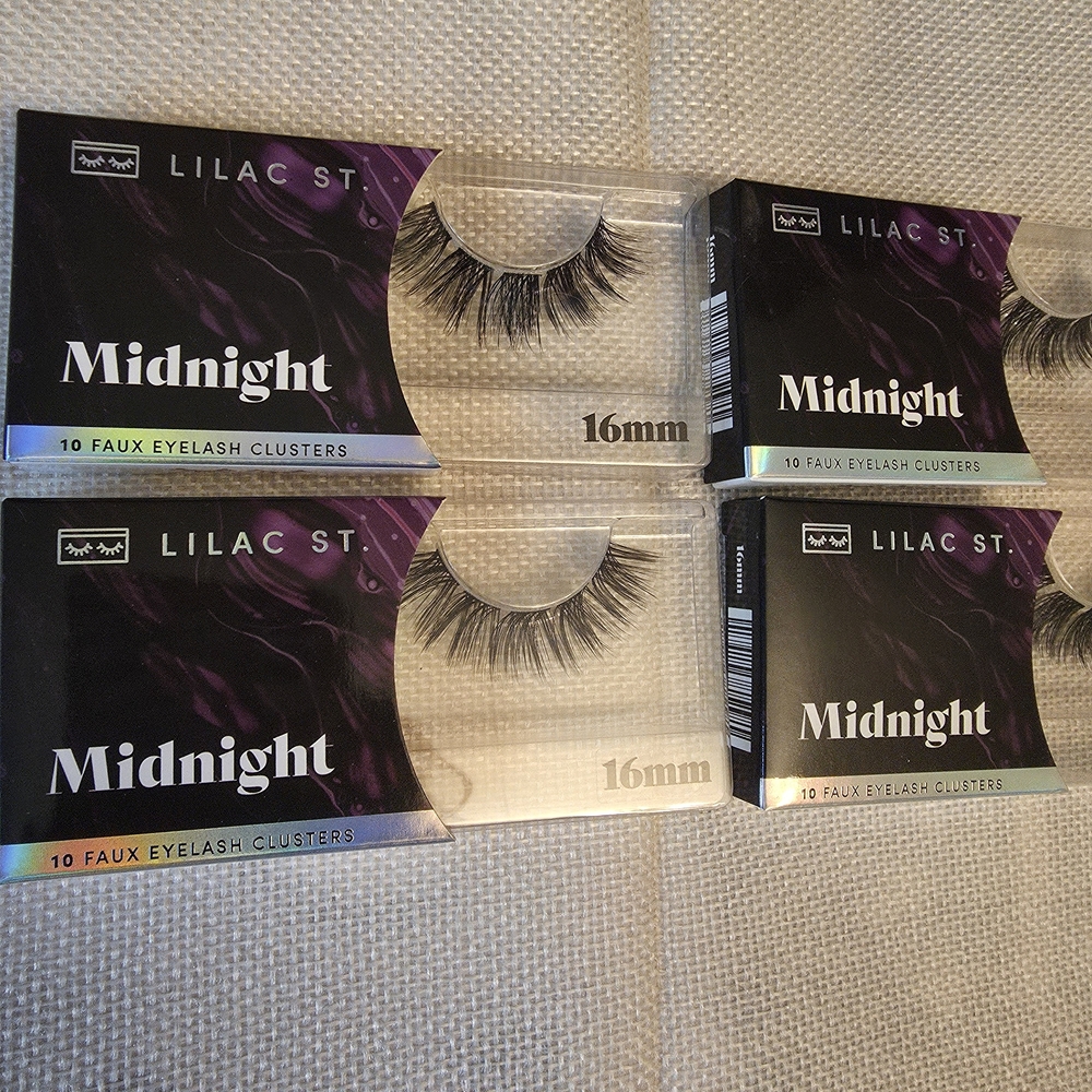 Lilac STREET Midnight Faux Eyelash Clusters - Black